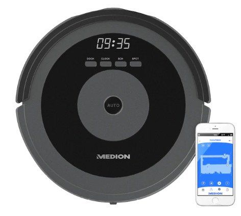 Medion MD 17225 Saugroboter mit intelligenter Lasernavigation für 299,95€ (statt 333€)