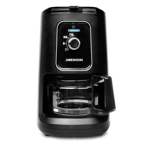 Medion MD 17384 Filter Kaffeemaschine mit Mahlwerk für 34,95€ (statt 55€)