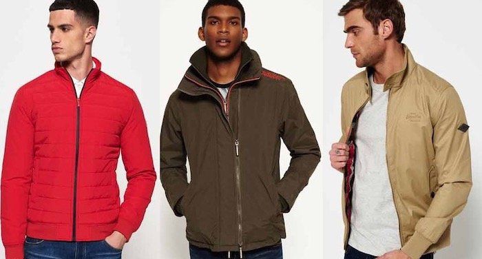 Verschiedene Superdry Jacken für Herren für 25,16€