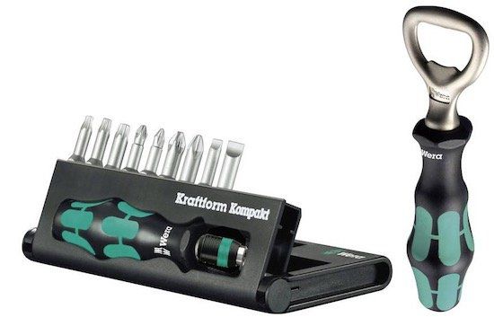 Wera Bit Set 10 teilig mit Bithalter + Flaschenöffner für 20,95€ (statt 31€)