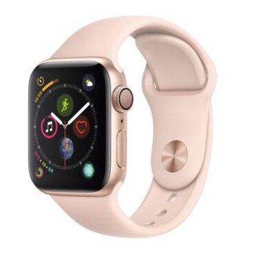 Apple Watch Series 4 GPS 40mm Gold mit Sportarmband in Sandrosa für 349,90€ (statt 387€)