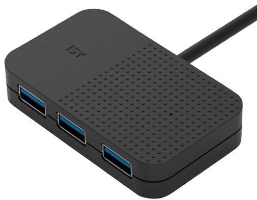 ISY IHU 1001 USB2.0 Hub in Schwarz ab 6€ (statt 12€)