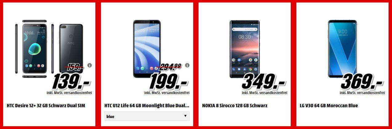 Media Markt Smartphone Fieber: z.B. RAZER Phone 2 64 GB für 649€ (statt 773€)