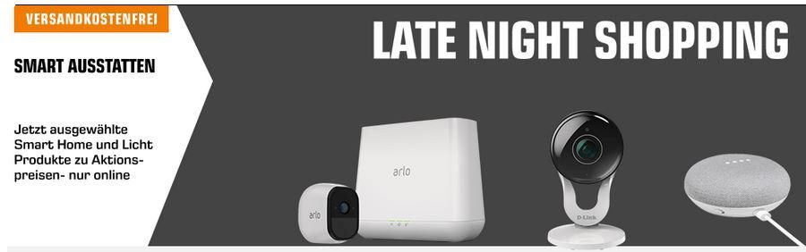 Saturn Late Night smart Home & Lichter Nacht: z.B. GOOGLE Home Max Smart Speaker für 303€ (statt 399€)