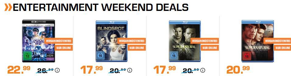 Saturn Entertainment Weekend Deals: z.B. PlayStation FC Herren Shirts für 7,99€ (statt 20€)