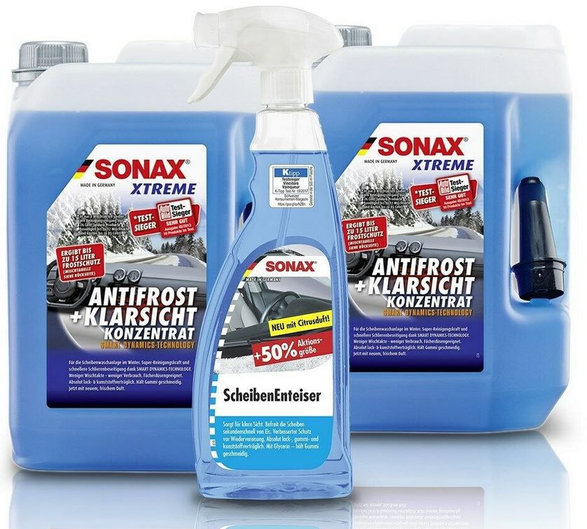 Sonax Xtreme AntiFrost+Klarsicht Konzentrat 10 Liter + Enteiserpray für 31,19€ (statt 44€)