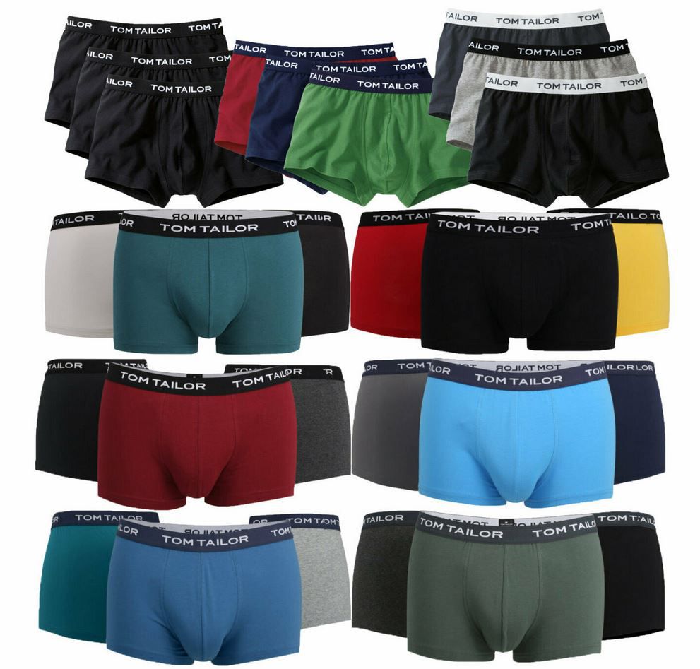 Tom Tailor Herren Boxer Shorts im 3er Pack bis 2XL für 22,95€ (statt 32€)