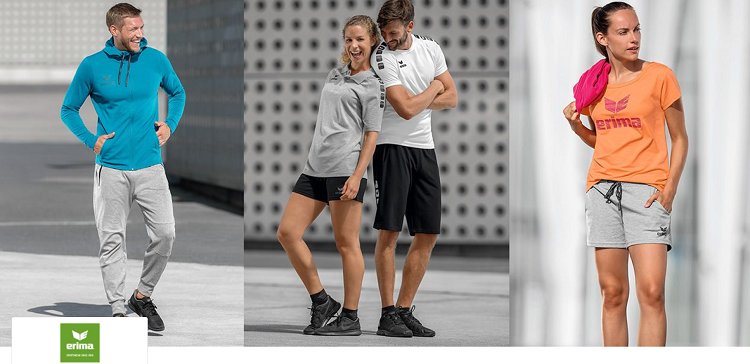 Erima Sale bei Veepee mit Sportmode für Damen, Herren und Kinder   z.B. Shirts ab 4,99€