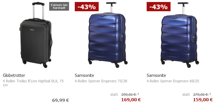 Karstadt Sonntags Kracher mit 20% Rabatt auf Damenbekleidung oder 15% auf Reisegepäck