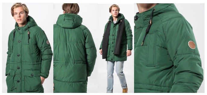 Jack & Jones Herren Steppmantel Jorfortune Parka Jacket für 42,42€ (statt 63€)