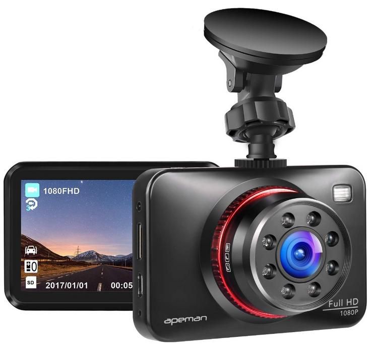 Top! Apeman Dashcam C660 mit Full HD 1080P und Infrarot Funktion für 44,99€ (statt 78€)