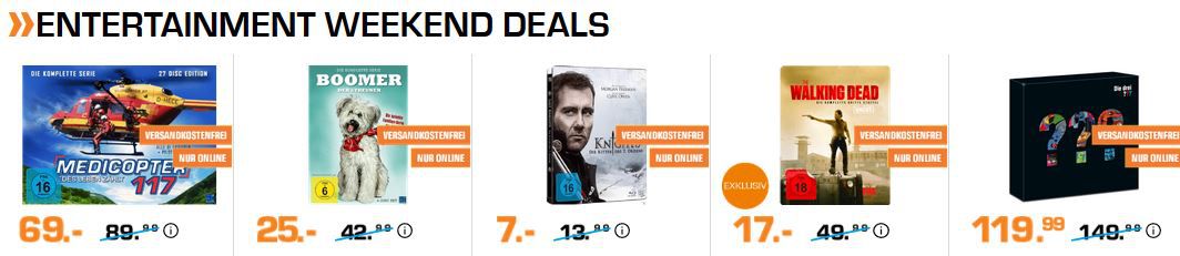 Saturn Entertainment Weekend Deals: z.B. Die drei ??? Limitierte Picture Vinyl Box für 119,90€ (statt 149€)