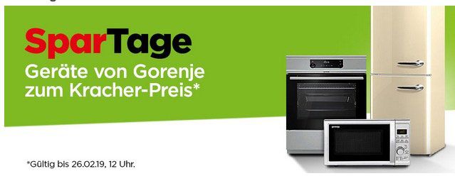 Gorenje Spartage bei AO z.B. Gorenje JC803O Entsafter für 49€ (statt 93€)