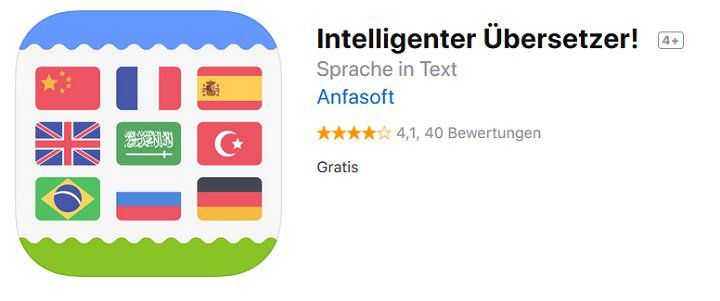 Vorbei! iOS+MacOS: Intelligenter Übersetzer! gratis (statt ab 11€)