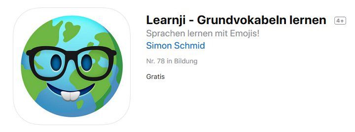 iOS: Learnji   Grundvokabeln lernen kostenlos (statt 3€)