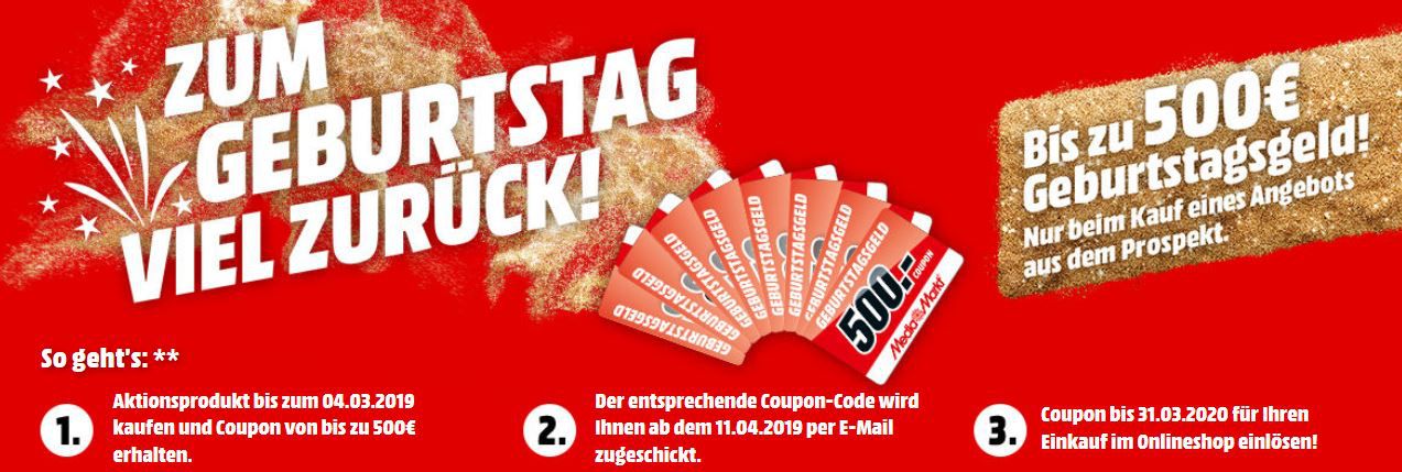 Endet heute! Media Markt Prospekt Staffel Rabatt (auch auf Gaming und TVs)   bis zu 500€ Gutscheine 🔥