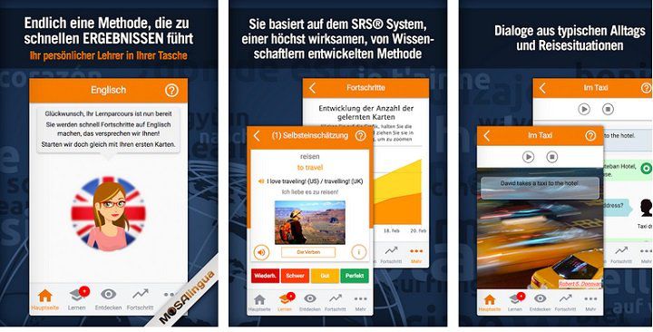 Android: MosaLingua Premium   Englisch lernen kostenlos (statt 5,49€)