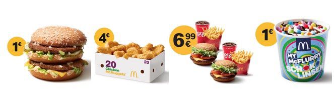 McDonalds Weihnachts Countdown 2019 mit täglich wechselnden Deals   heute: 6er McNuggets für 1€