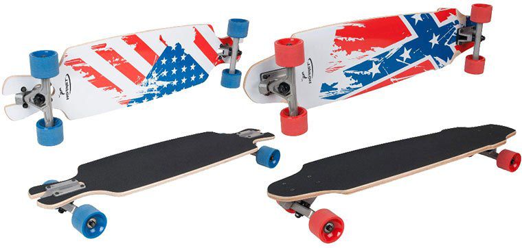 Verschiedene HUDORA Longboards im Flaggen Design für je 18,99€ (statt ~40€)