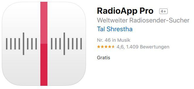 iOS App: RadioApp Pro gratis (statt 13€)
