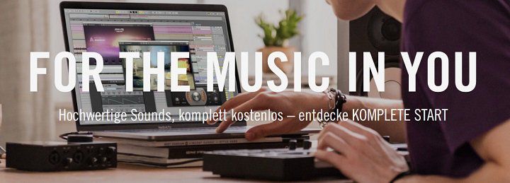 Native Instruments: Sammlung KOMPLETE START kostenlos