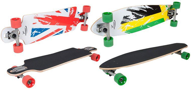 Verschiedene HUDORA Longboards im Flaggen Design für je 18,99€ (statt ~40€)