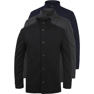 JACK & JONES Herren Wollmantel Jacinto mit Stehkragen für 64,95€ (statt 90€)