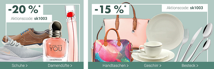 Karstadt Sonntags Kracher u.a. mit 20% Rabatt auf Damenuhren,  düfte & Schuhe