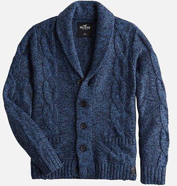 Hollister Herren Strickjacke für 38,18€ (statt 55€)   nur M und L