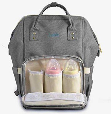 Sable Wickelrucksack mit abnehmbarer Wechselunterlage für 12,99€ (statt 30€)   Prime