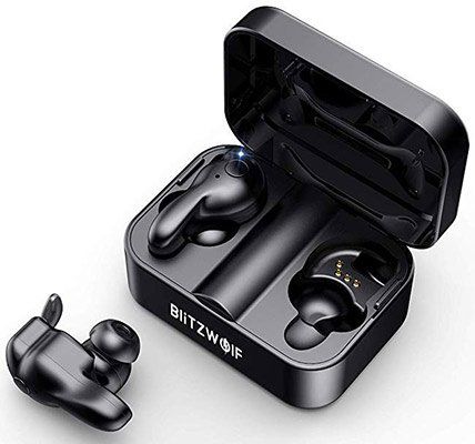 BlitzWolf BW FYE1 True Wireless In Ear Kopfhörer mit BT 5.0 & Ladebox für 28,19€ (statt 47€)