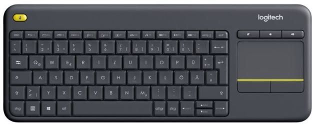 Logitech K400 Plus Wireless Touch Tastatur für 29€ (statt 41€)