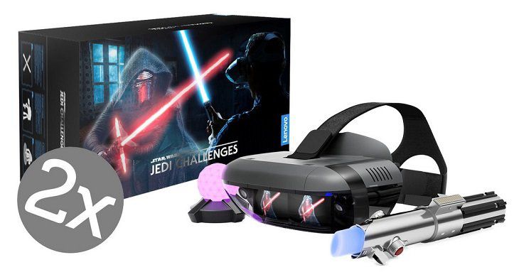 Ausverkauft! 2x Lenovo Mirage: Star Wars Jedi Challenges AR Sets für 65,90€ (statt 80€)