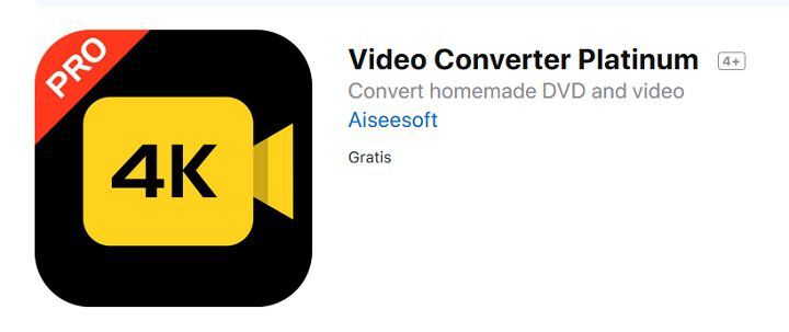 Gratis: Software für Mac Video Converter Platinum (statt 28€)