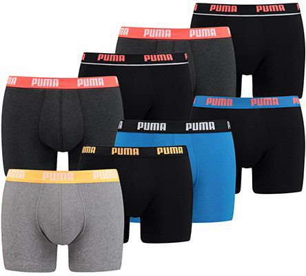 8er Pack Puma Herren Basic Trunk Boxershorts für 36,99€ (statt 45€)