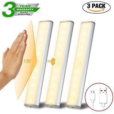 3er Set: LED Bewegungsmelder mit 10 LEDs für 21,69€ (statt 32€)