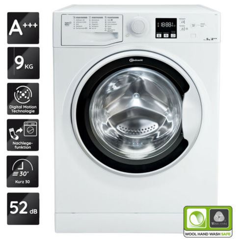 Bauknecht AF 9F4   Waschmaschine mit Active Care Reload Funktion für 319,90€ (statt 369€)