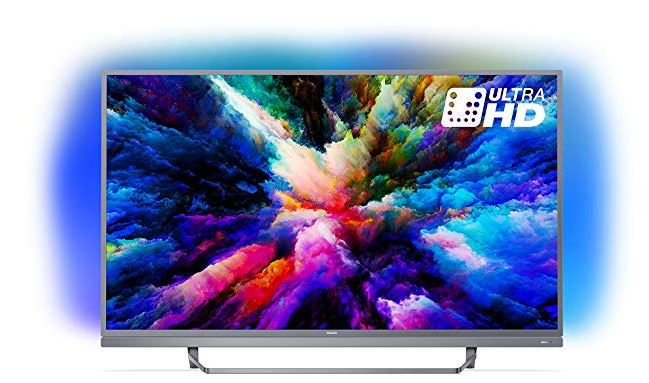 Vorbei! Philips 49PUS7503/12   49 Zoll UHD Android Ambilight TV für 321,27€ (statt 540€)