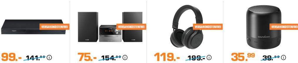 Saturn Late Night Sale: mit günstige Artikeln zu Smart heizen, Audio + Kopfhörer, Wearables und IT Highlights