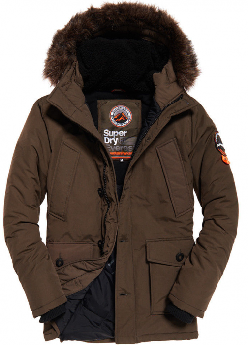 Superdry Everest Parka – Khaki für 71€ statt 149€