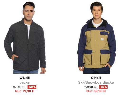 Knaller! ONeill Jacken stark reduziert + 10% Gutschein   z.B. ONeill PM Bearded Jacket für 62,91€ (statt 191€)