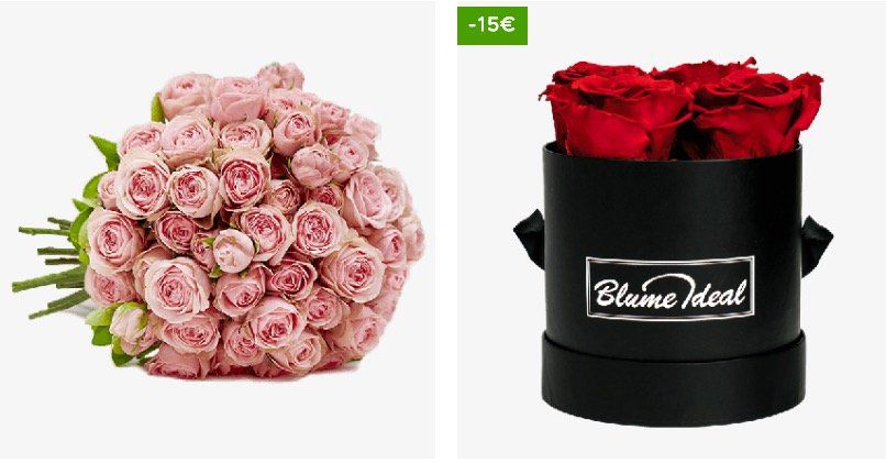 Zum Weltfrauentag: 20% Rabatt auf ausgewählte Sträuße bei Blume Ideal