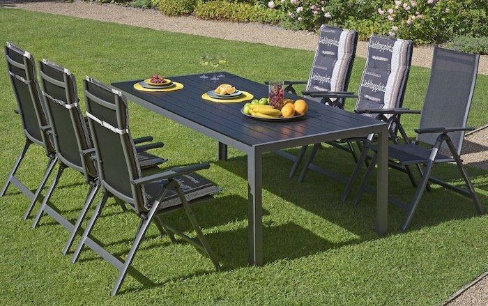 Gartenmöbel Set Las Vegas (Tisch + 6 Stühle) für 428,96€ (statt 689€)