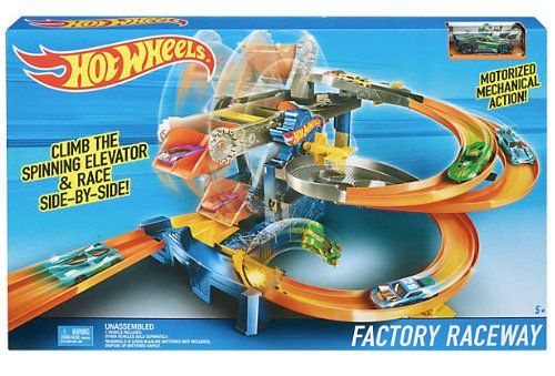 Hot Wheels Fabrik Rennbahn für 20,94€ (statt 30€)