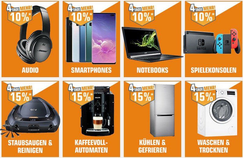 Tipp! Saturn Card Promo mit vielen günstigen Artikel   z.B. 5% auf ausgewählte Apple Artikel, 10% auf Smartphones, TV, HiFi, Foto, etc.