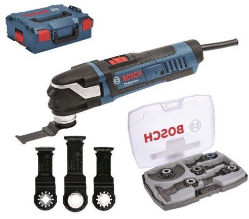 Bosch Pro­fes­sio­nal Mul­ti Cut­ter GOP 40 30 + 5 tlg. Messer Set in L BOXX für 179,10€ (statt 205€)