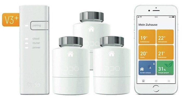 🔥 Tink mit 20% Sofortrabatt auf Tado° Smarthome Artikel   z.B. 3er Set Thermostate für 139,96€ (statt 200€)