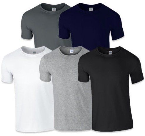 6er Set GILDAN T Shirts für 17,95€