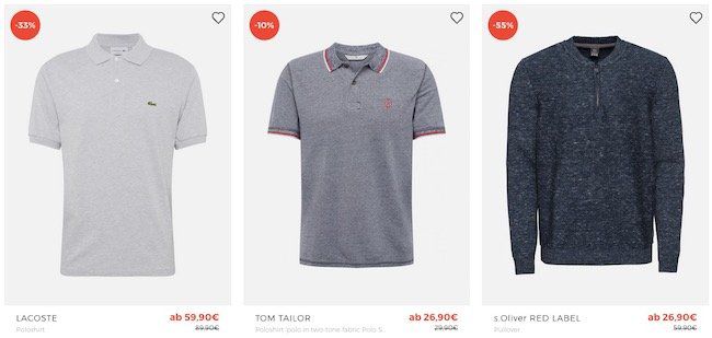 Übergrößen Sale bei About You bis 68% Rabatt + bis 40% Extra Rabatt   z.B. Bruno Banani Polo bis 4XL ab 23,73€