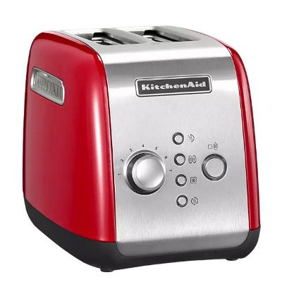 KitchenAid 5KMT221EER 2 Scheiben Toaster in Rot für 72,26€ (statt 86€)